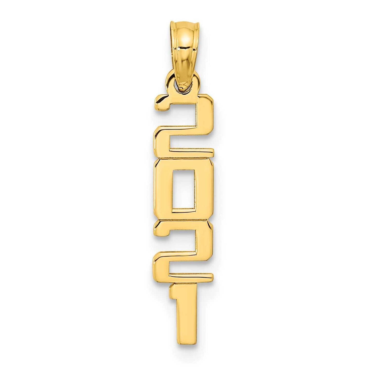 2021 Graduation Charm 14k Gold Polished K9939, MPN: K9939, 196904082331