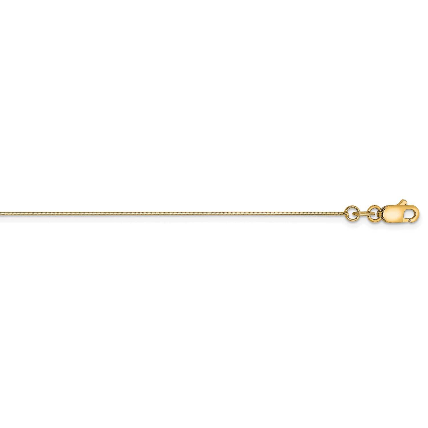 .7mm Octagonal Snake Chain 16 Inch 14k Gold OSA060-16, MPN: OSA060-16, 883957163871