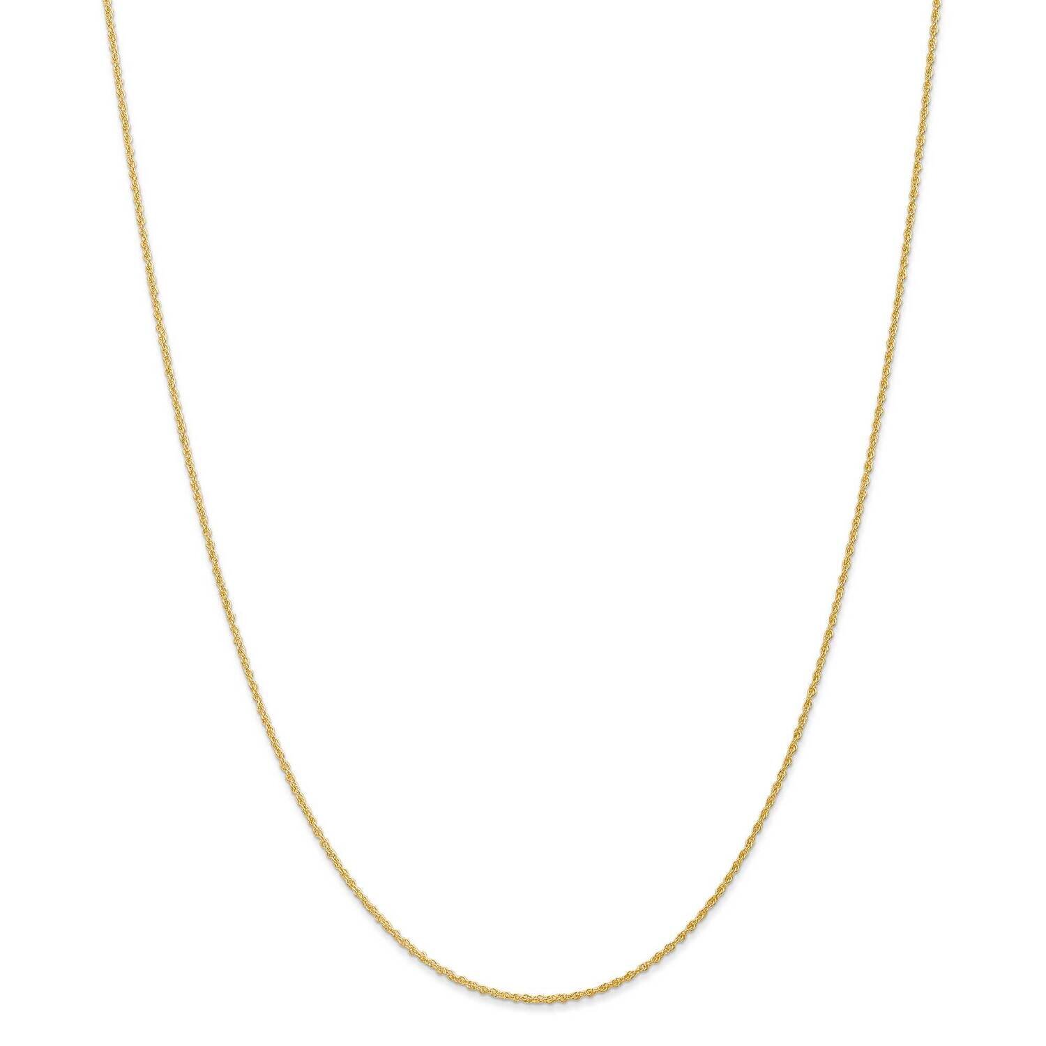 1.1mm Baby Rope Chain 14 Inch 14k Gold PEN173-14