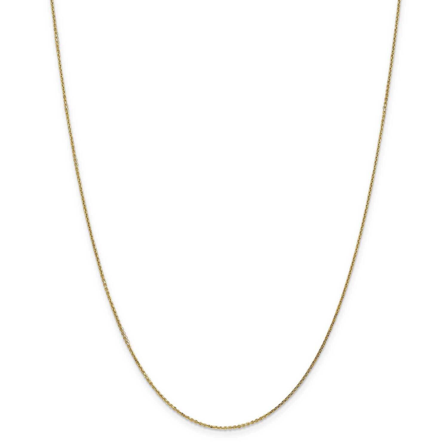 .95mm Diamond-Cut Cable Chain Anklet 9 Inch 14k Gold PEN17-9, MPN: PEN17-9, 883957168203