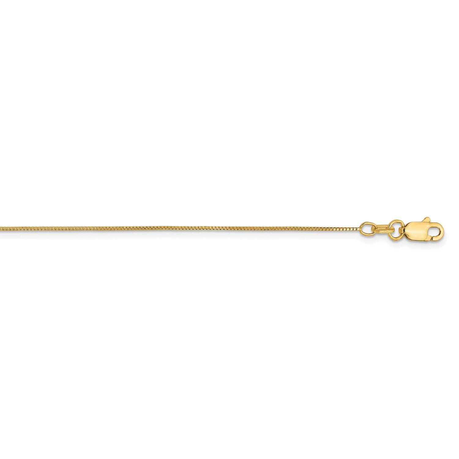 .5mm Box with Lobster Clasp Chain 16 Inch 14k Gold PEN1L-16