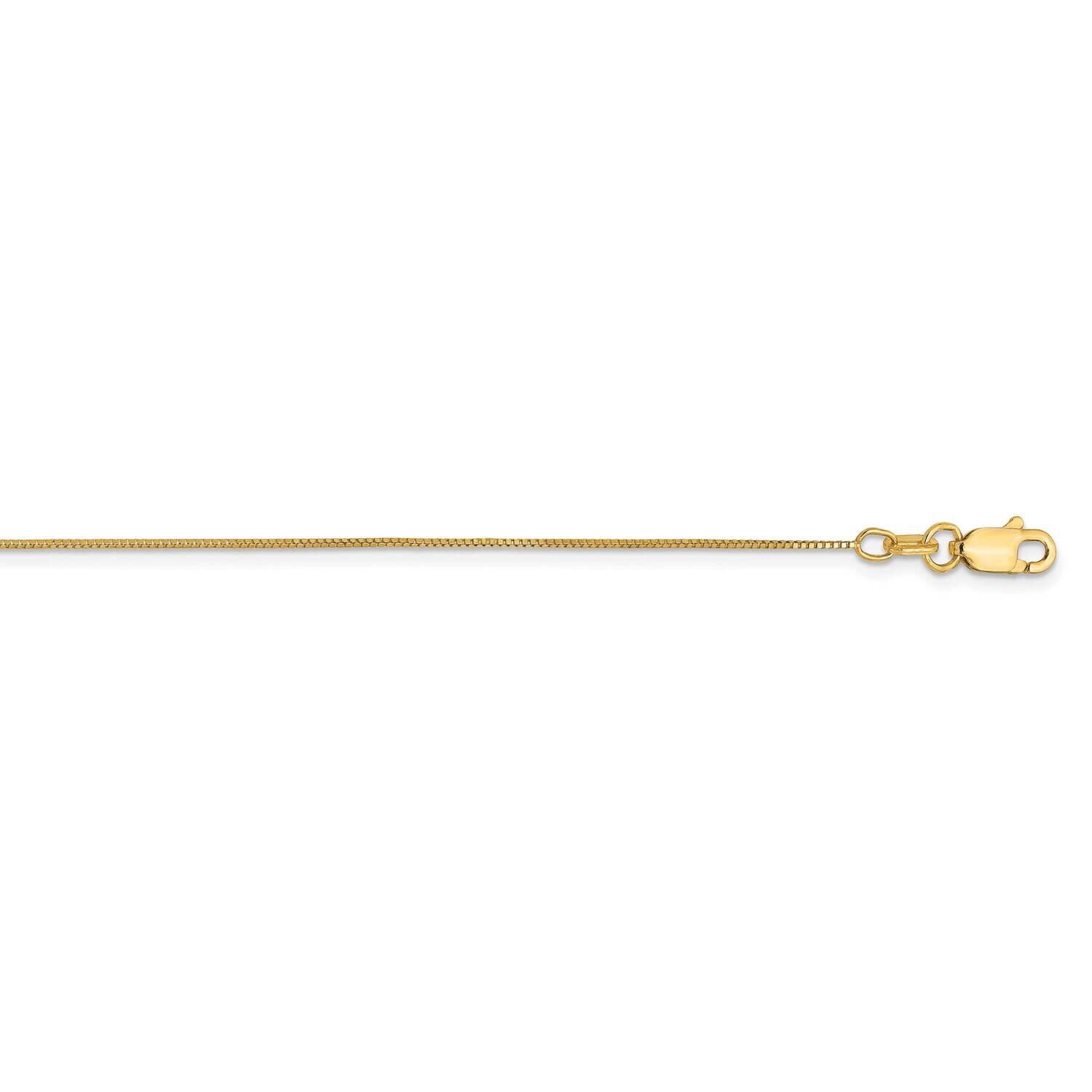 .5mm Box with Lobster Clasp Chain 26 Inch 14k Gold PEN1L-26, MPN: PEN1L-26, 883957176901