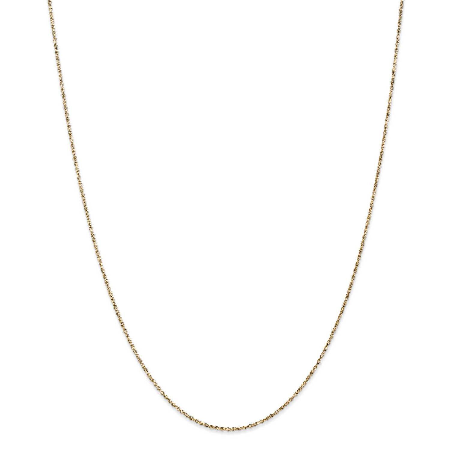 .8mm Light-Baby Rope Chain 22 Inch 14k Gold PEN3-22