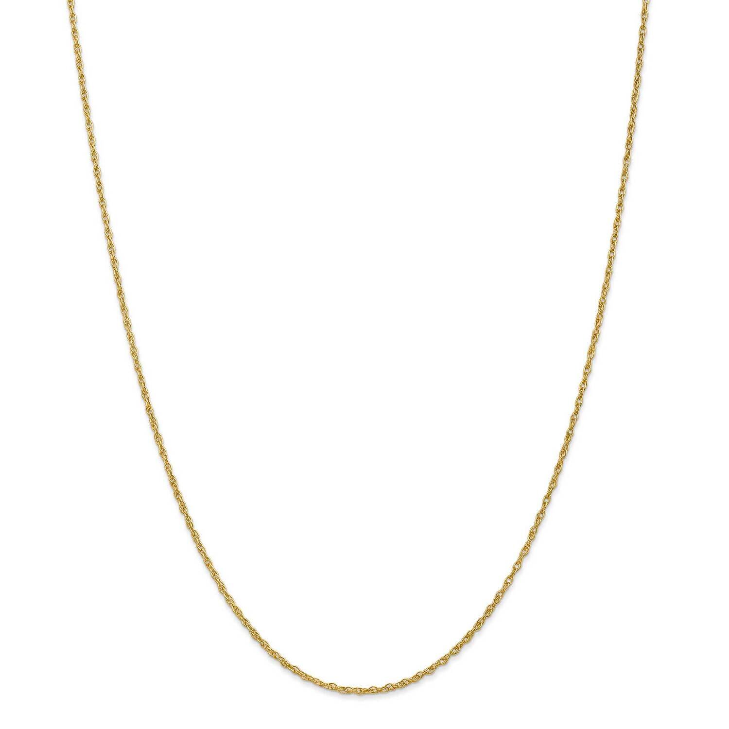 1.3mm Heavy-Baby Rope Chain 22 Inch 14k Gold PEN6-22