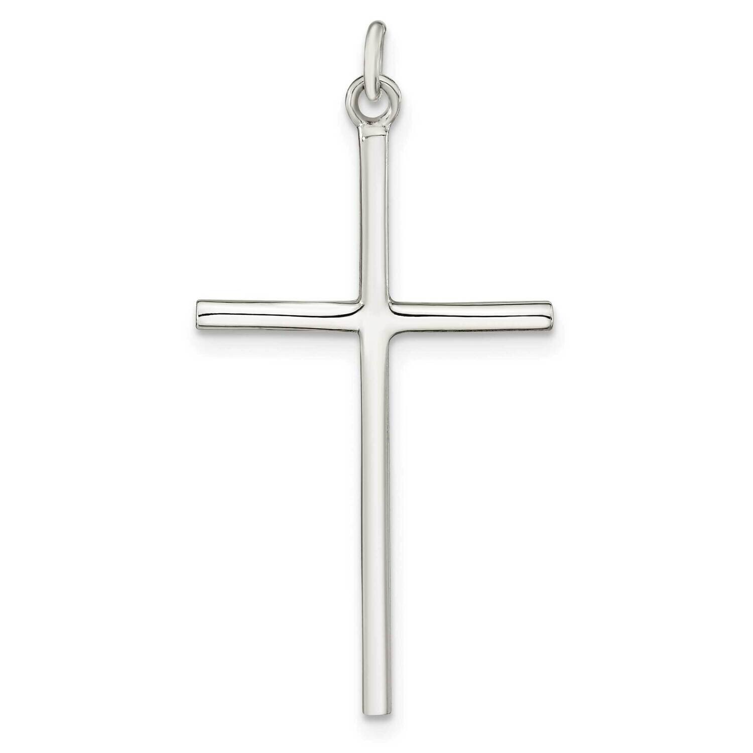Cross Pendant Sterling Silver Polished QC11104, MPN: QC11104,