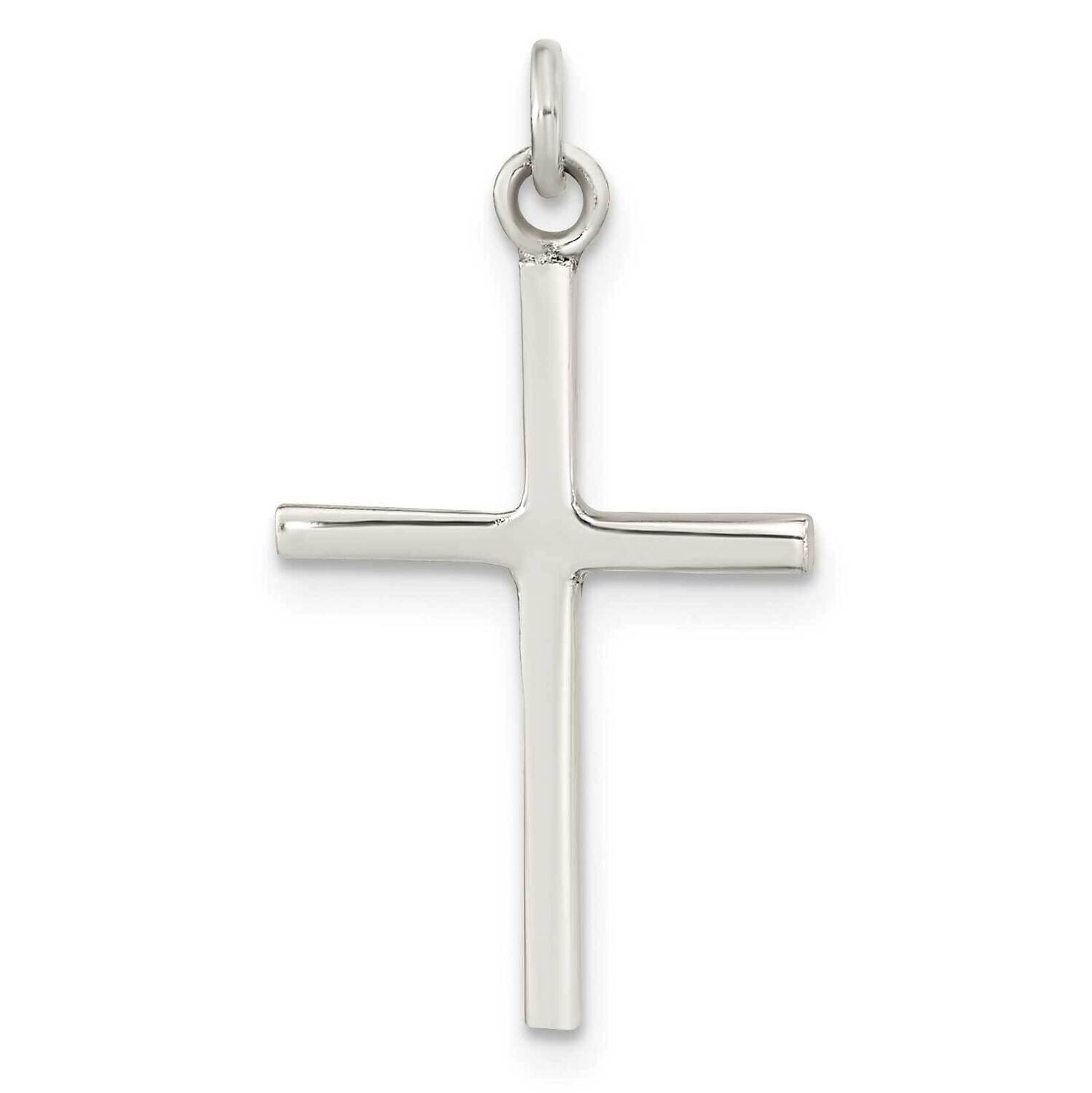 Cross Pendant Sterling Silver Polished QC11105, MPN: QC11105,