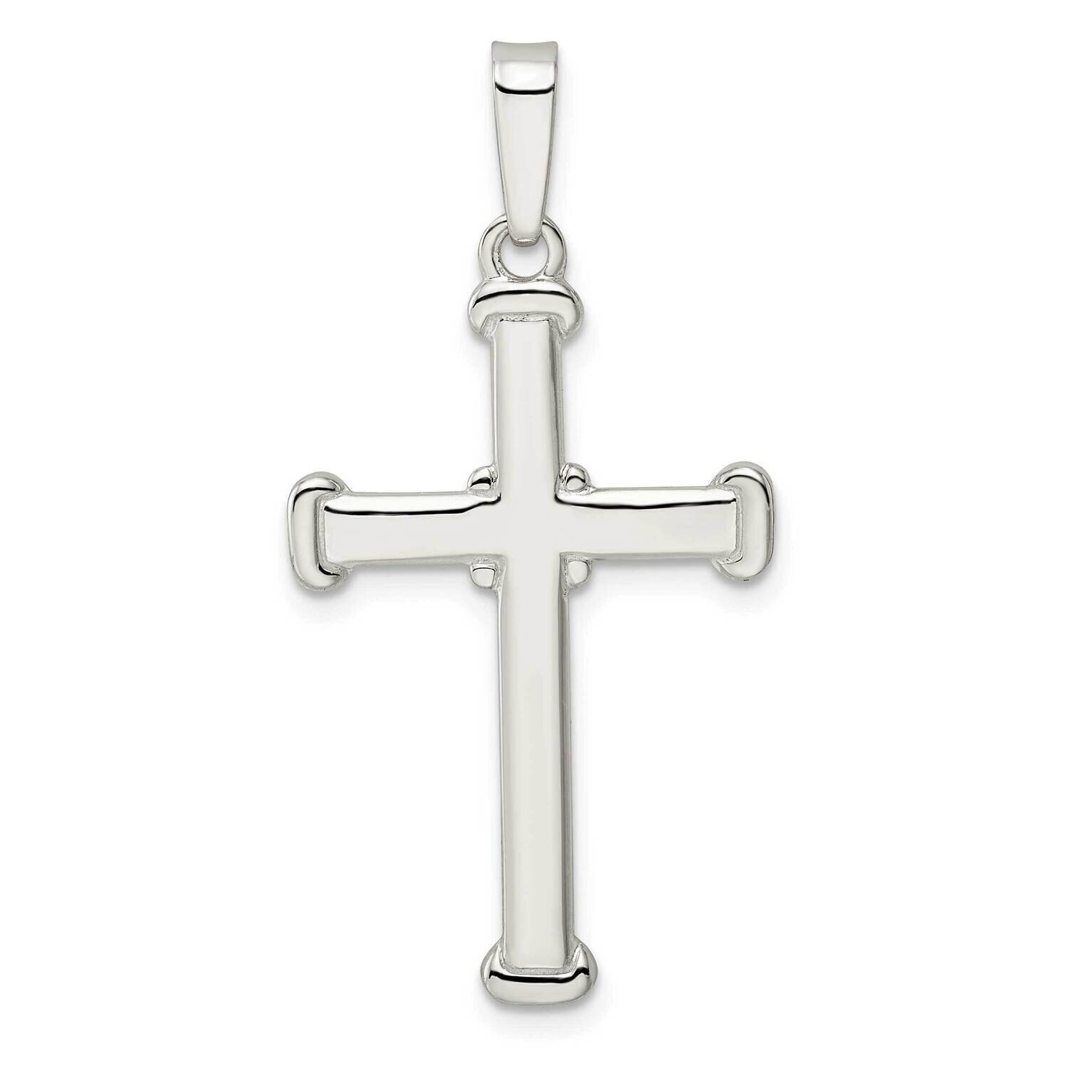 Cross Pendant Sterling Silver Polished QC11111, MPN: QC11111,