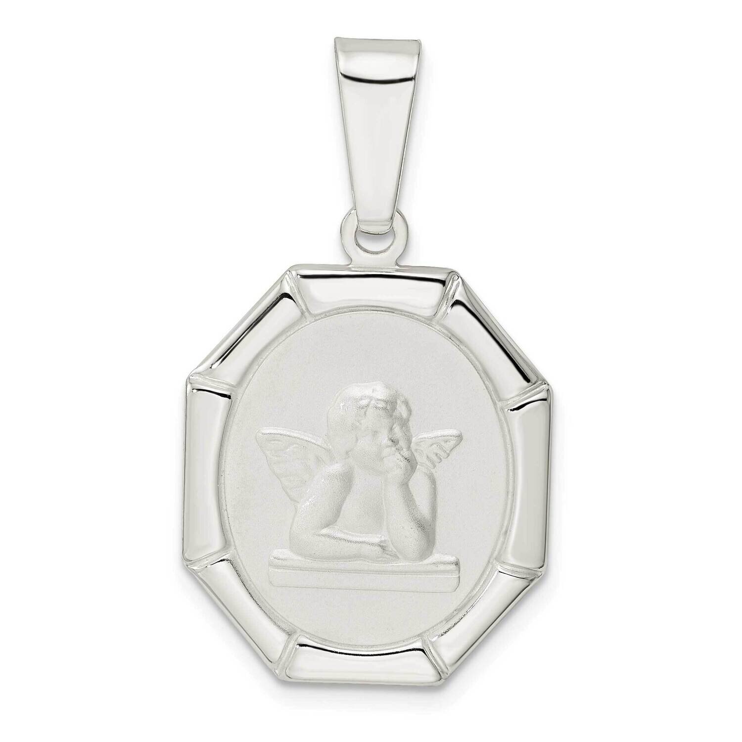 Satin Raphael Angel Pendant Sterling Silver QC11212, MPN: QC11212,