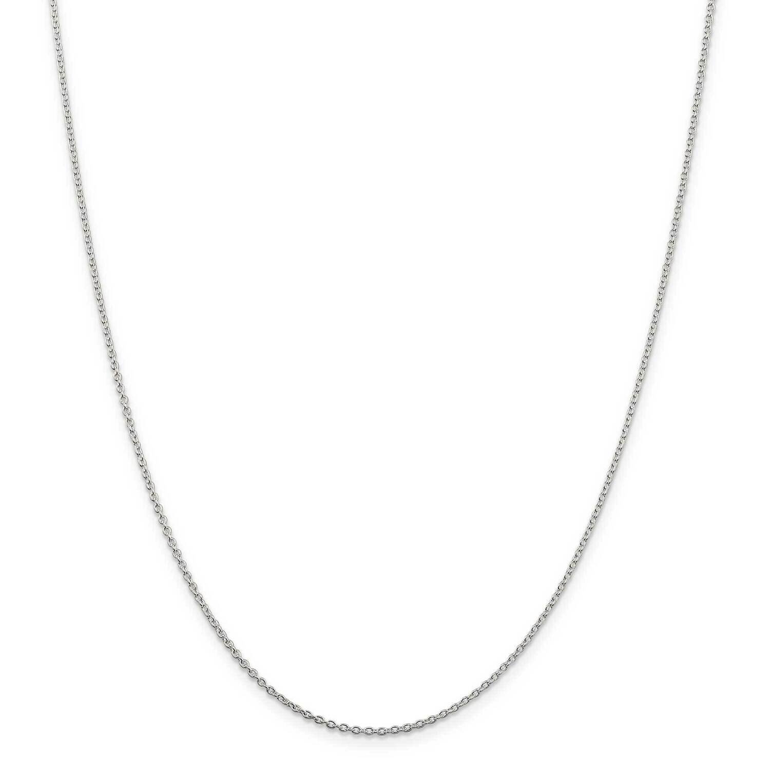 1.5mm Cable Chain 28 Inch Sterling Silver QCL040-28