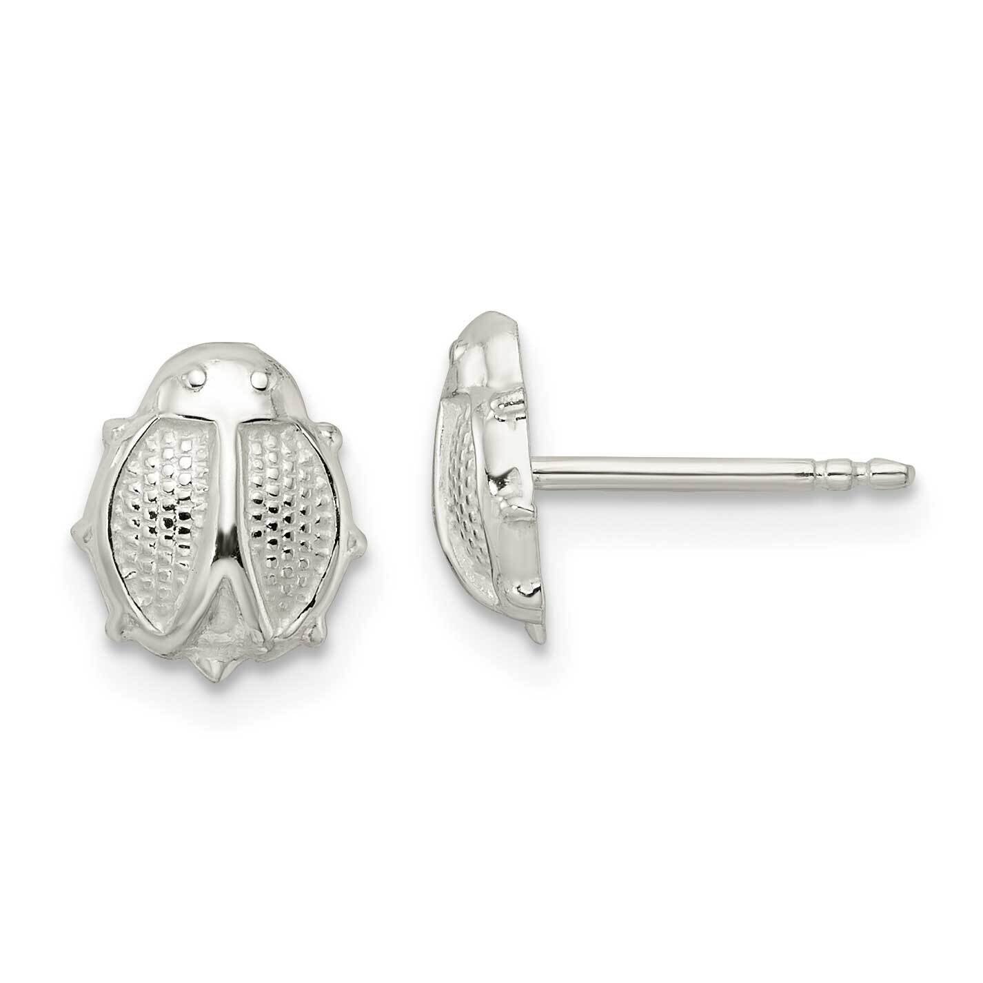 Ladybug Post Earrings Sterling Silver QE15779, MPN: QE15779, 196904152874