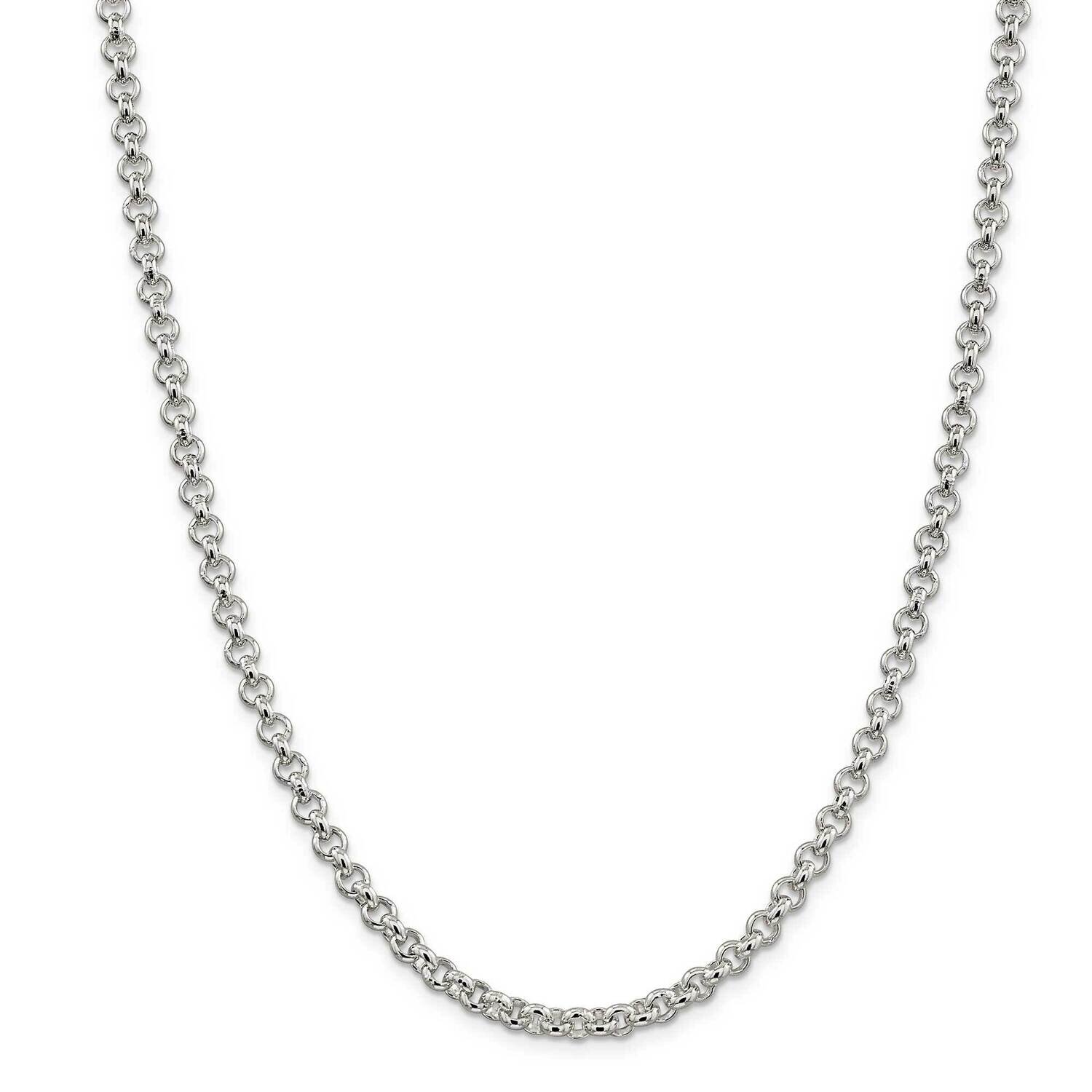 5mm Rolo Chain 26 Inch Sterling Silver QFC6-26