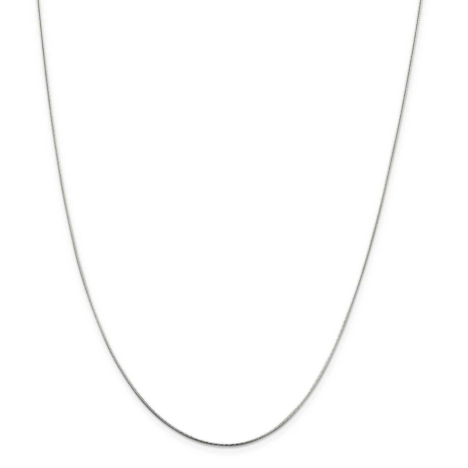 .85mm Diamond-Cut Snake Chain 22 Inch Sterling Silver QFS15-22, MPN: QFS15-22, 191101768989