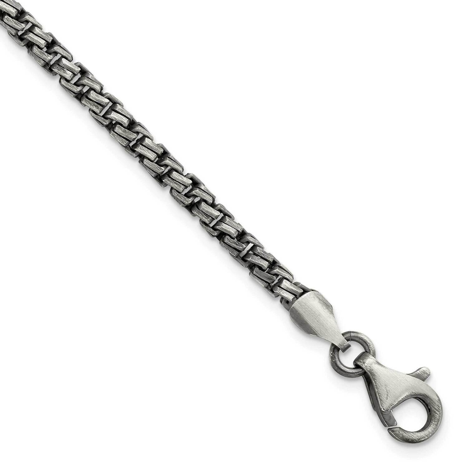 Brushed Bracelet Sterling Silver Antiqued QG5721-8, MPN: QG5721-8, 191101770067