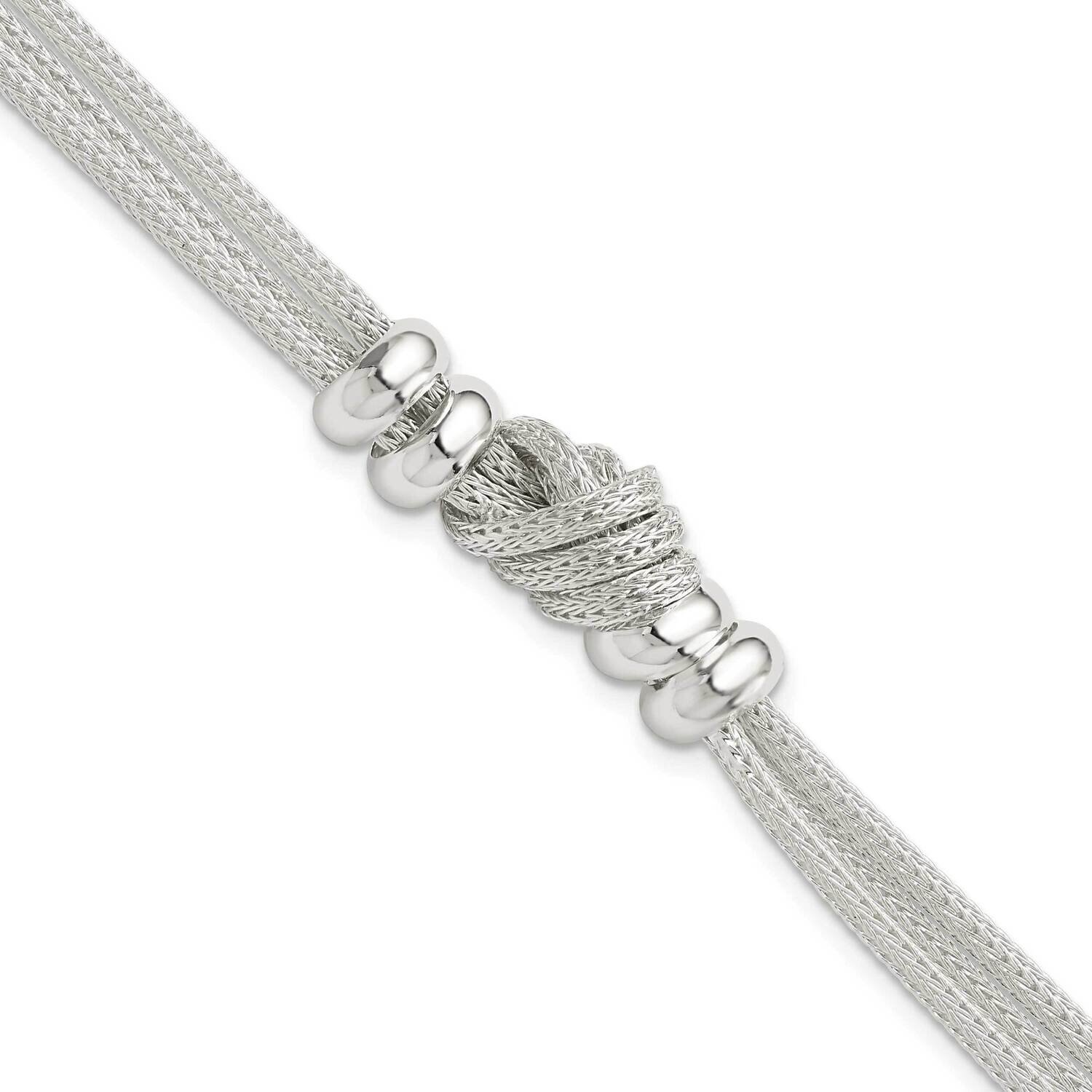 Knot Bracelet Sterling Silver Polished QG5816-7.5, MPN: QG5816-7.5, 196904163757