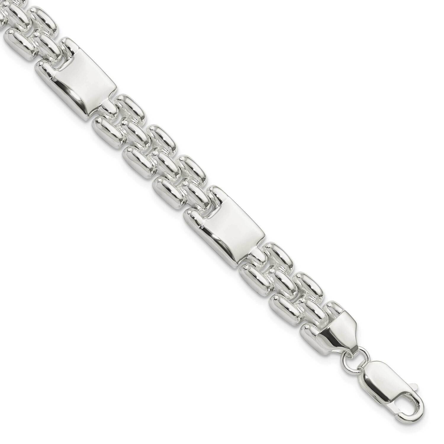 Fancy Link Bracelet Sterling Silver QG5822-7.5