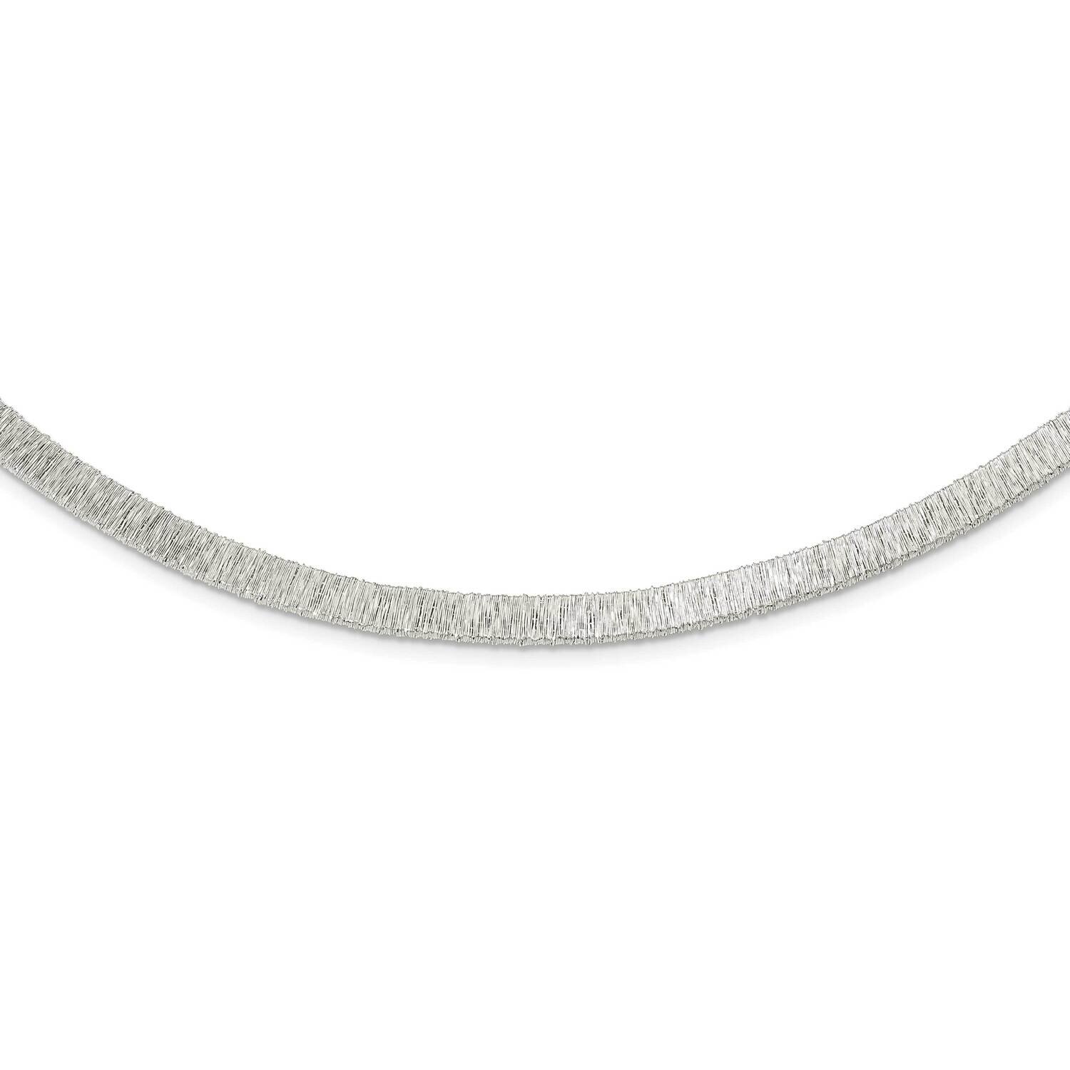 Wire Wrapped with 2 Inch Extender Necklace 17.75 Inch Sterling Silver Polished QG5997-17.75, MPN: Q…