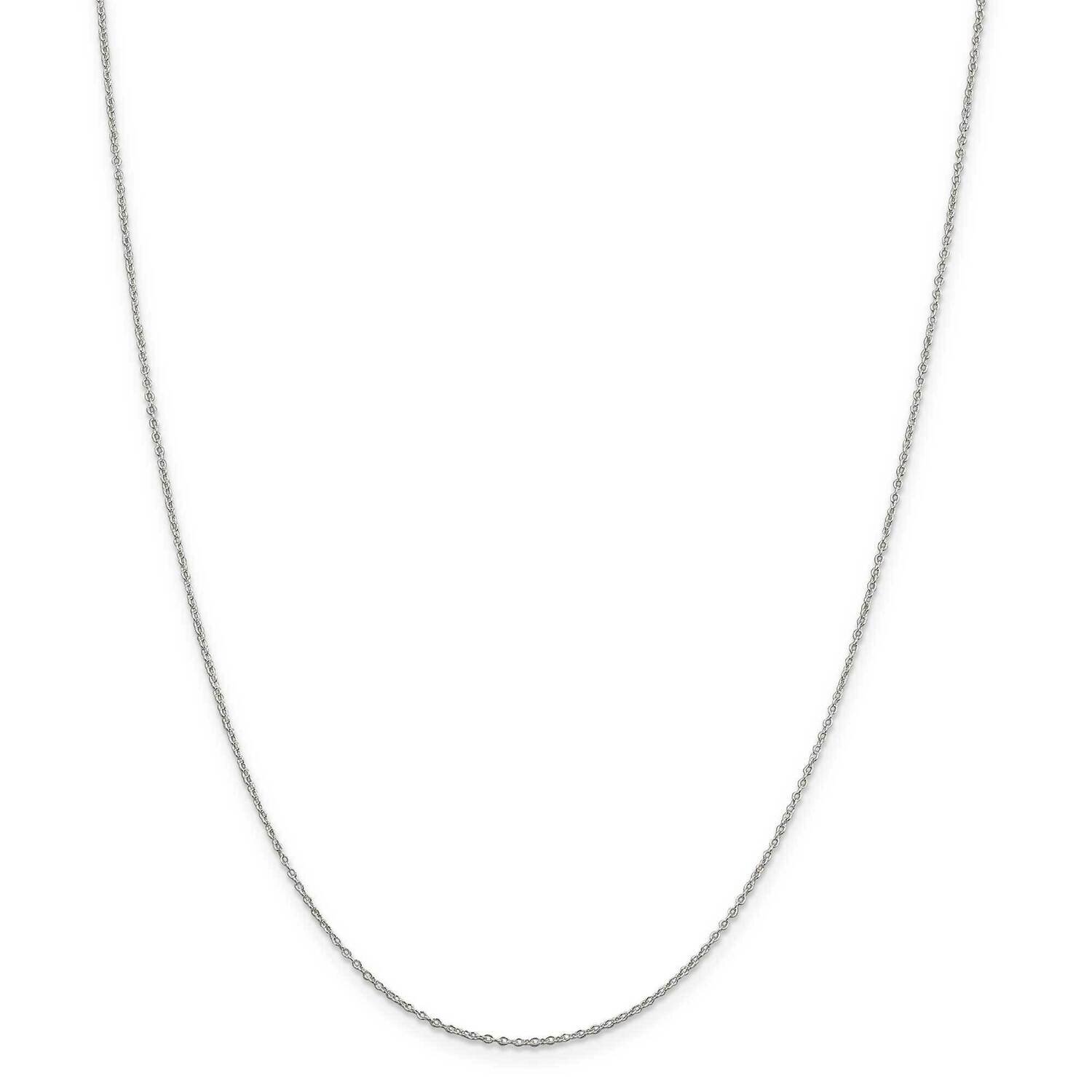 1.10mm Forzantina Cable Chain 22 Inch Sterling Silver QPE45-22, MPN: QPE45-22,