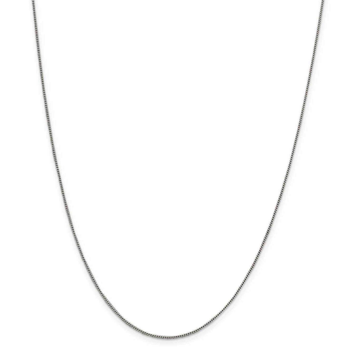 1mm Curb Chain 14 Inch Sterling Silver QPE56-14, MPN: QPE56-14, 191101784125