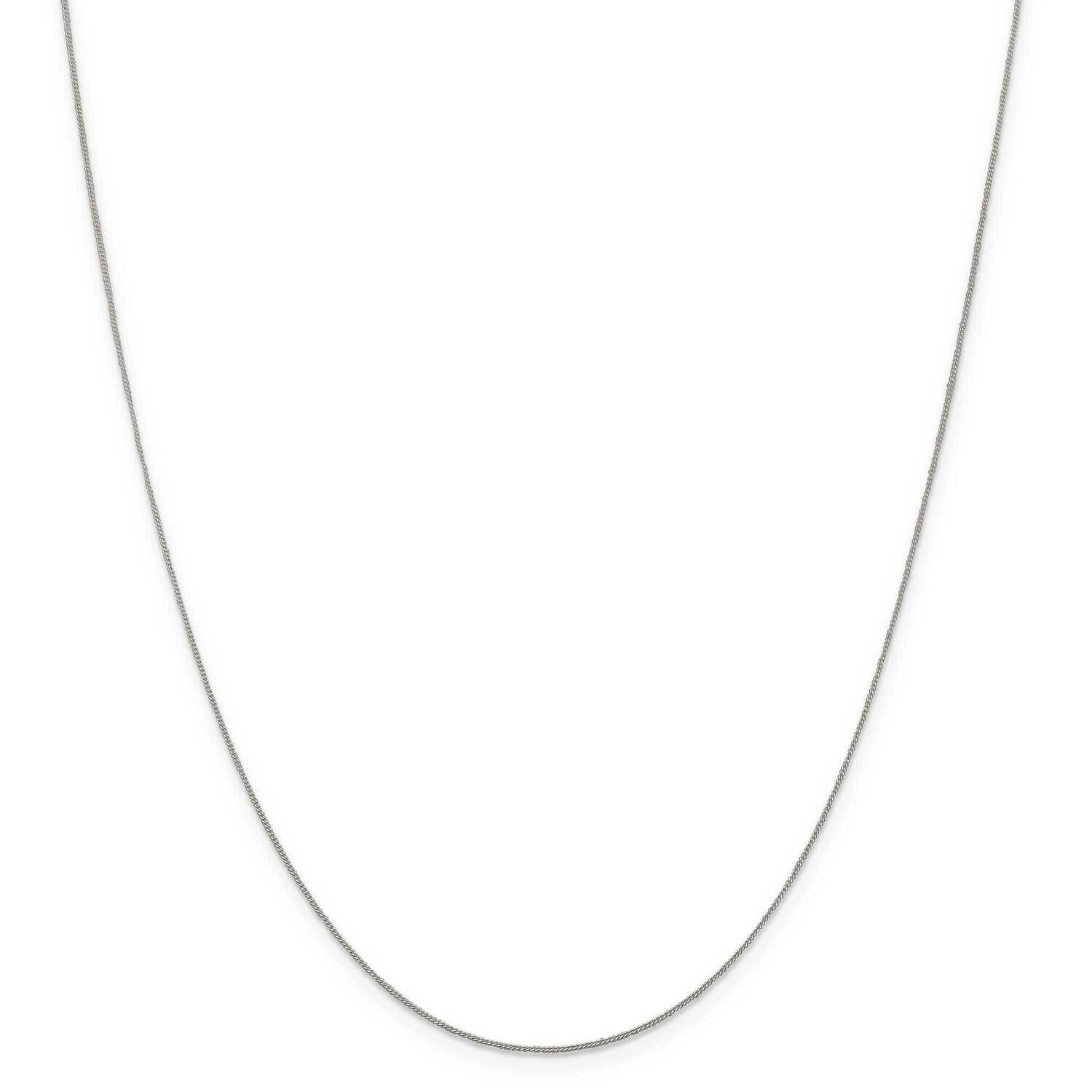 .5mm Curb Chain 22 Inch Sterling Silver QPE61-22, MPN: QPE61-22,