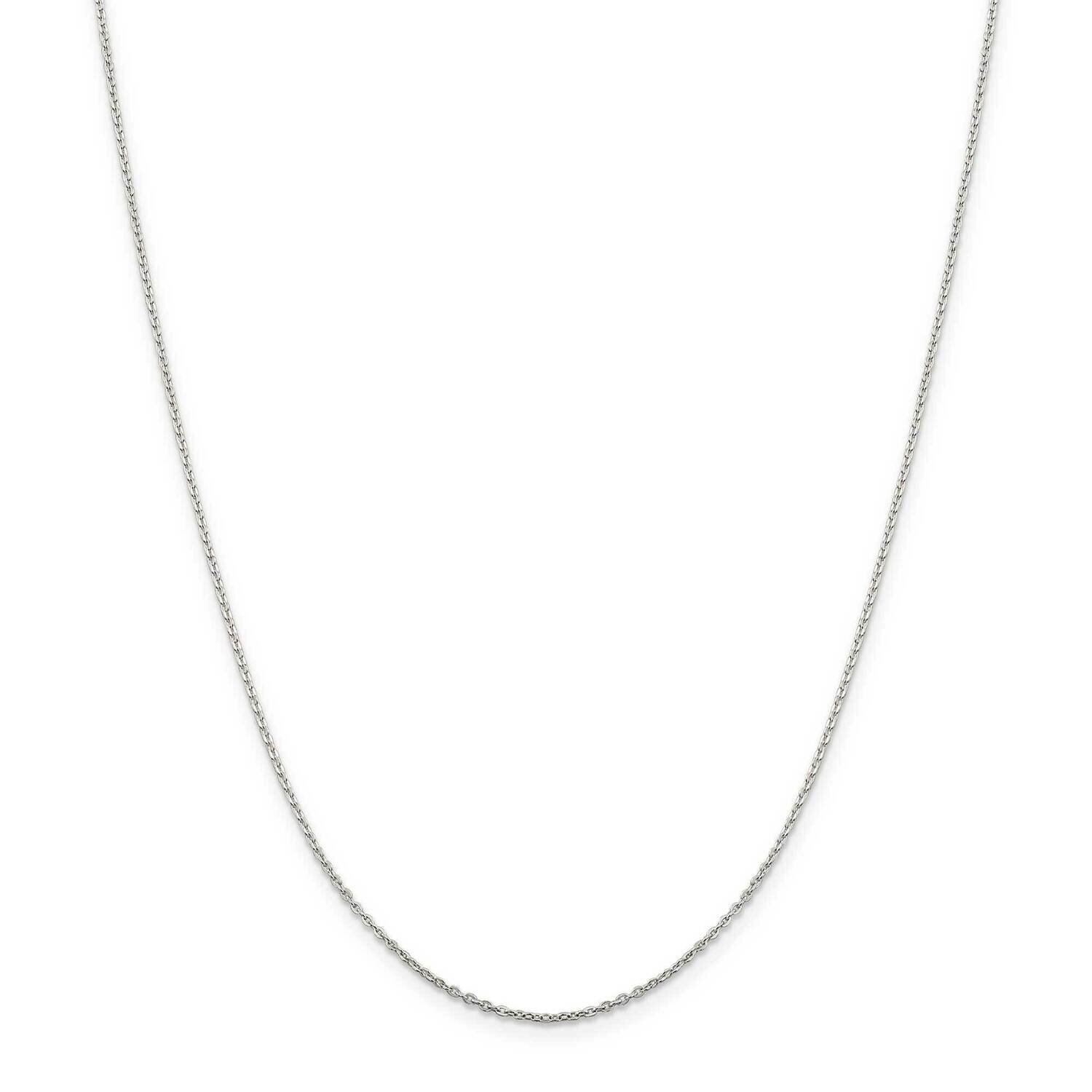 1mm Flat Link Cable Chain with 4 Inch Extender 22 Inch Sterling Silver QPE77E-22, MPN: QPE77E-22, 1…