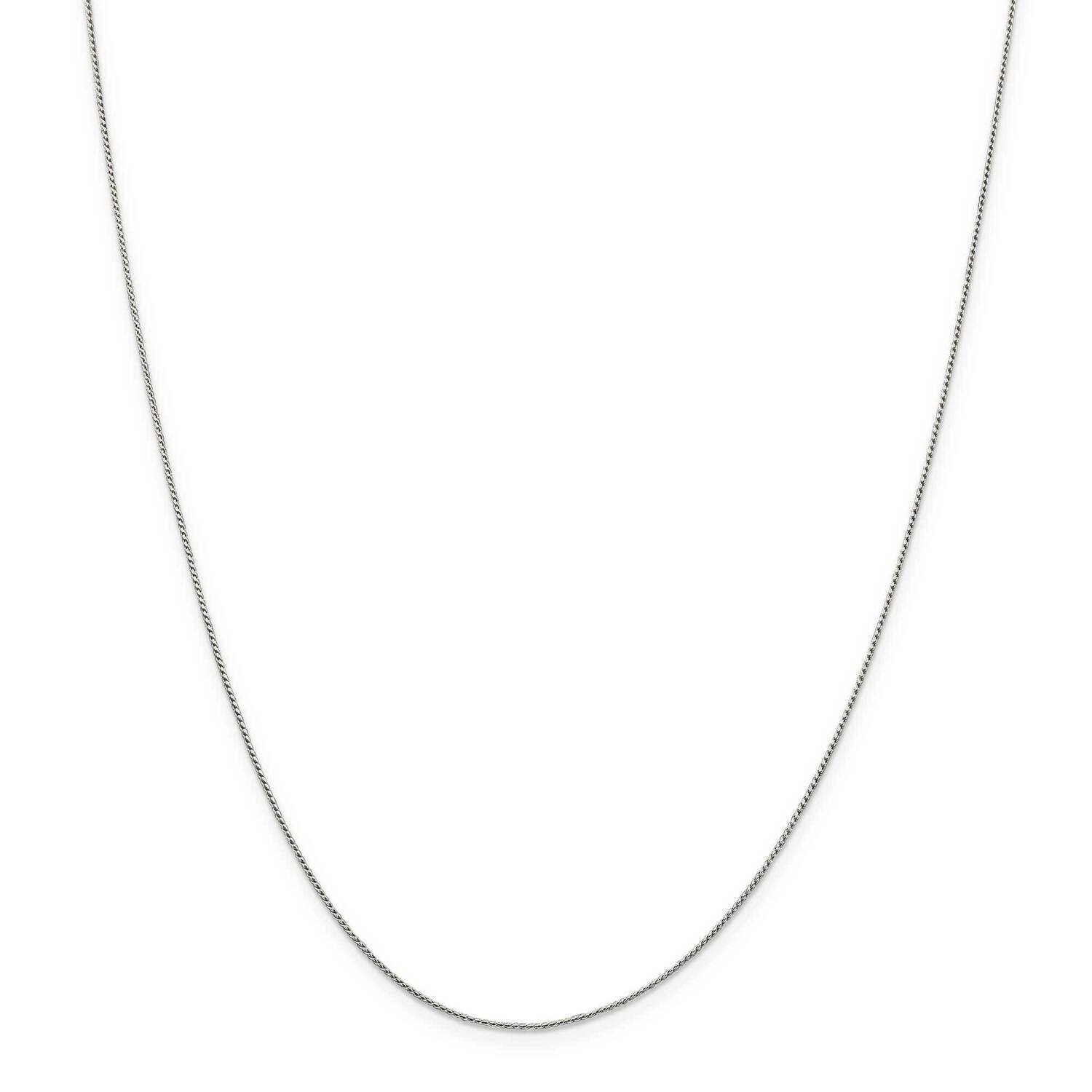 .95mm Round Franco Chain 30 Inch Sterling Silver QRF035-30, MPN: QRF035-30,