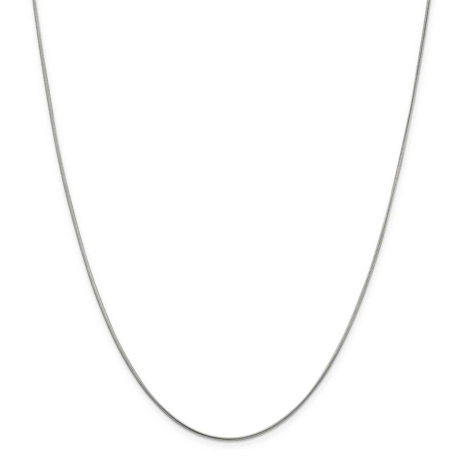 1mm Snake Chain 14 Inch Sterling Silver QSN030-14, MPN: QSN030-14, 191101784064