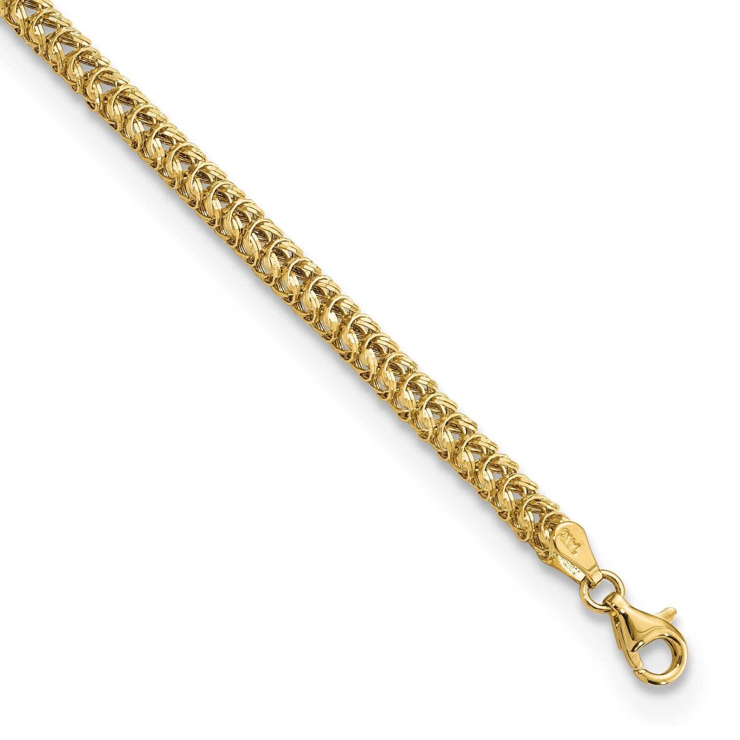 Fancy Link Bracelet 14k Gold Polished SF2809-7.5, MPN: SF2809-7.5, 883957813240