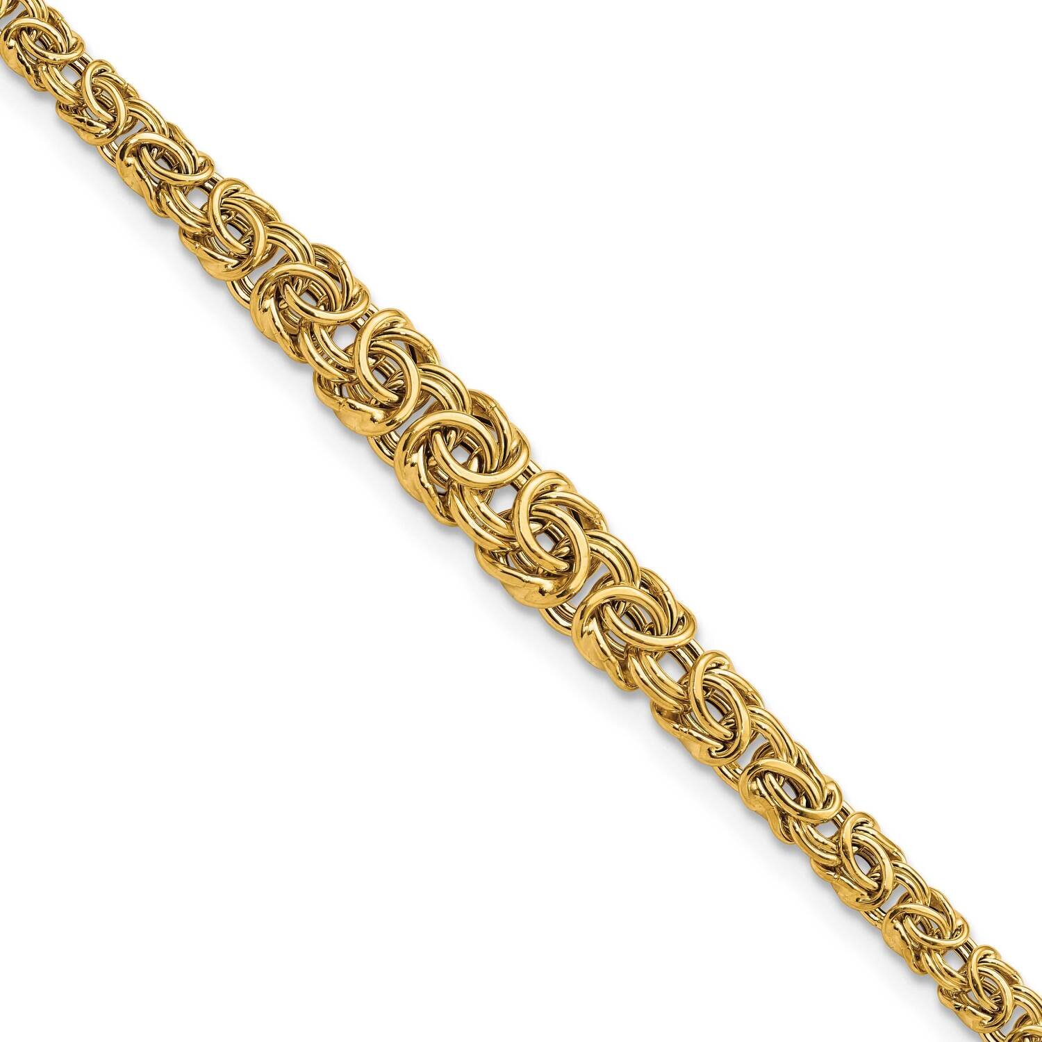 Graduated Byzantine Bracelet 14k Gold SF2813-7.25, MPN: SF2813-7.25, 883957811147