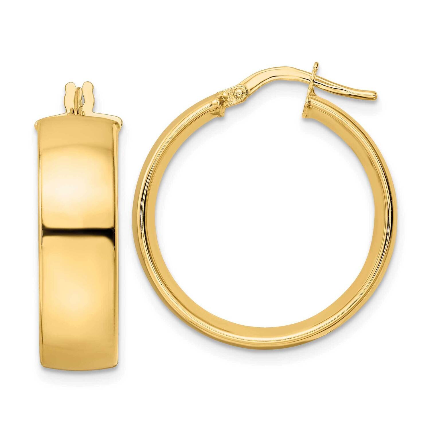 Hoop Earrings 14k Gold Polished TF1990, MPN: TF1990, 883957985145