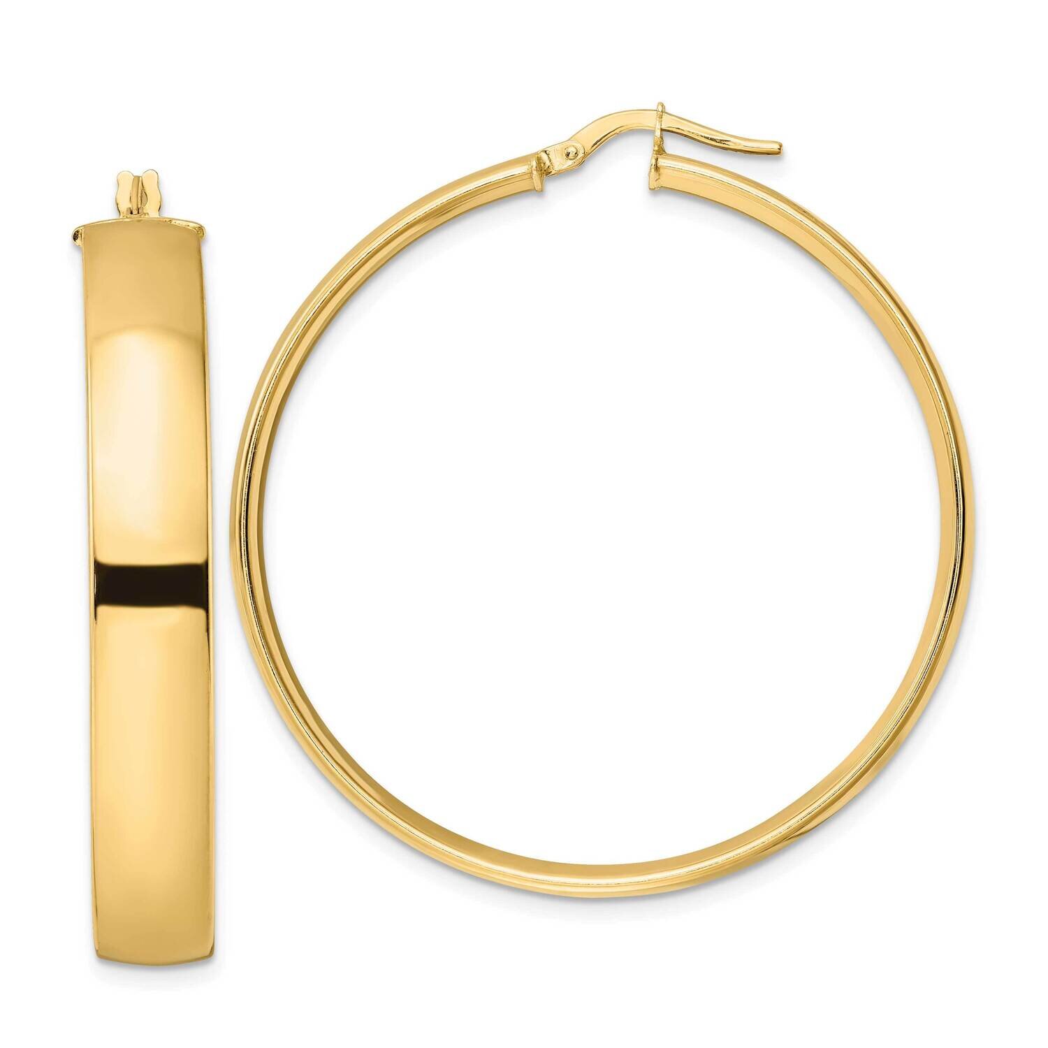 Hoop Earrings 14k Gold Polished TF1992, MPN: TF1992, 883957985275