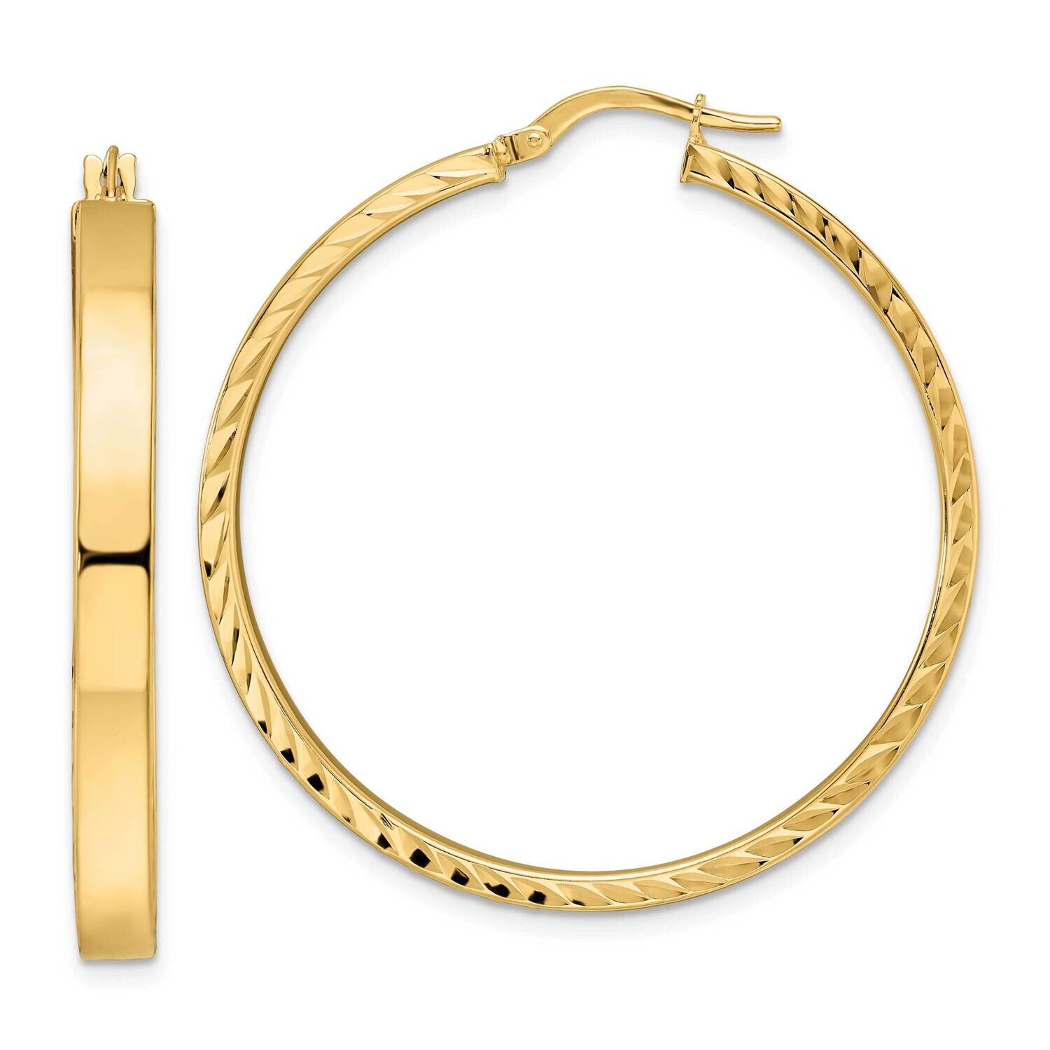 Hoop Earrings 14k Gold Polished TF1999, MPN: TF1999, 883957985770