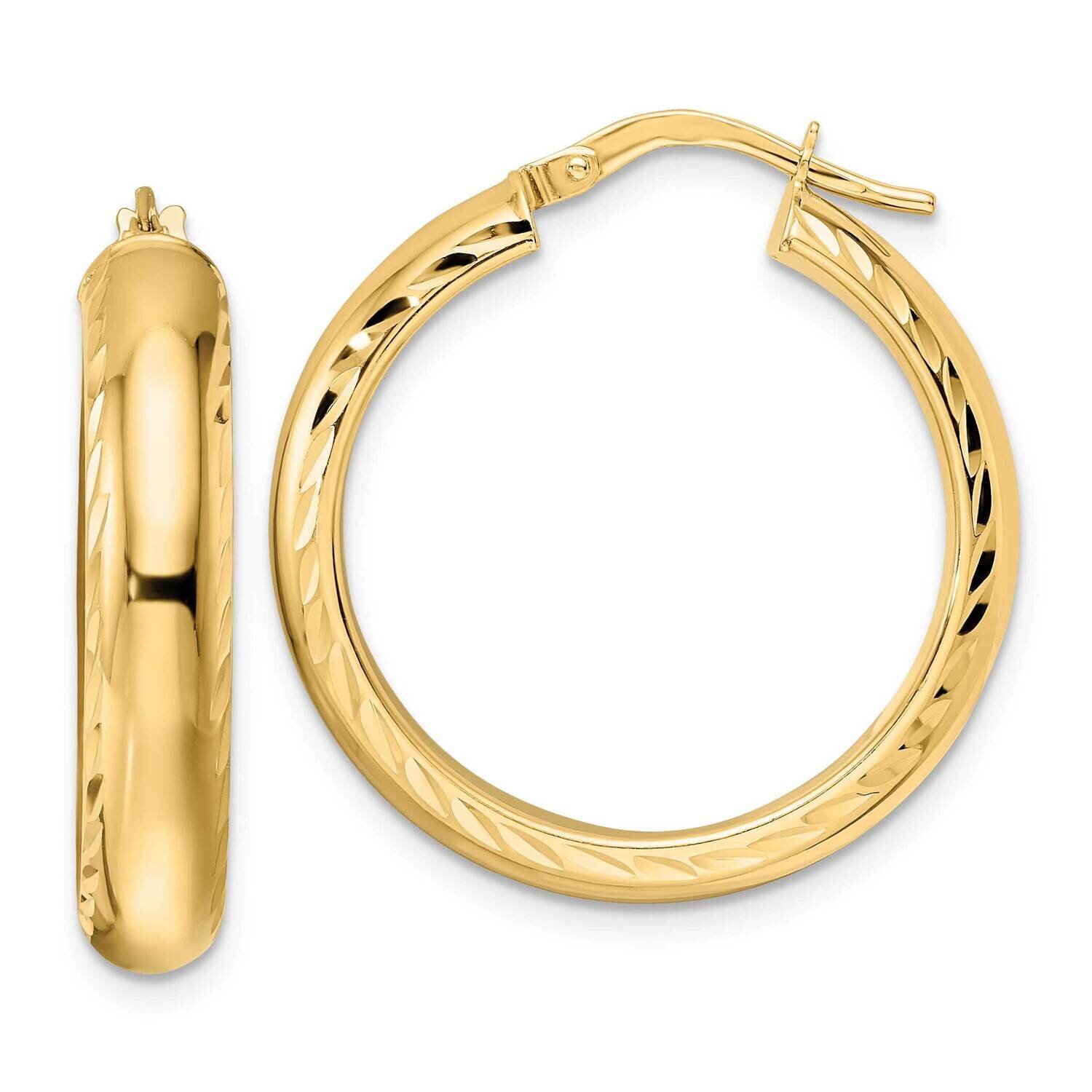 Hoop Earrings 14k Gold Polished TF2042, MPN: TF2042, 883957987811
