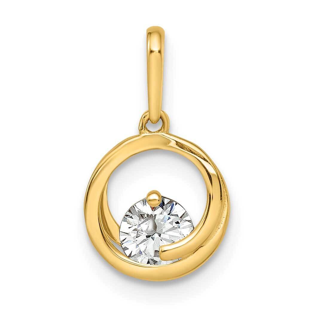 CZ Diamond Pendant 14k Gold XP5303CZ, MPN: XP5303CZ,