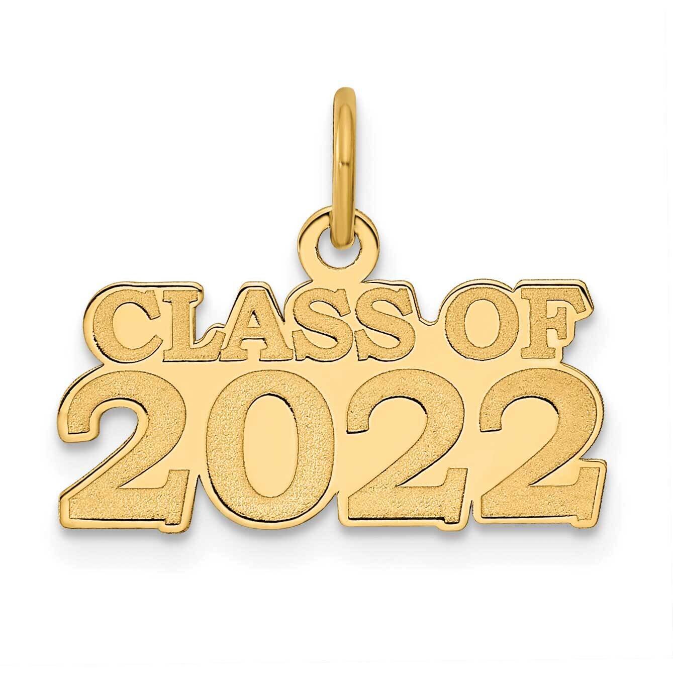 Class of 2022 Charm 14k Gold YC1451