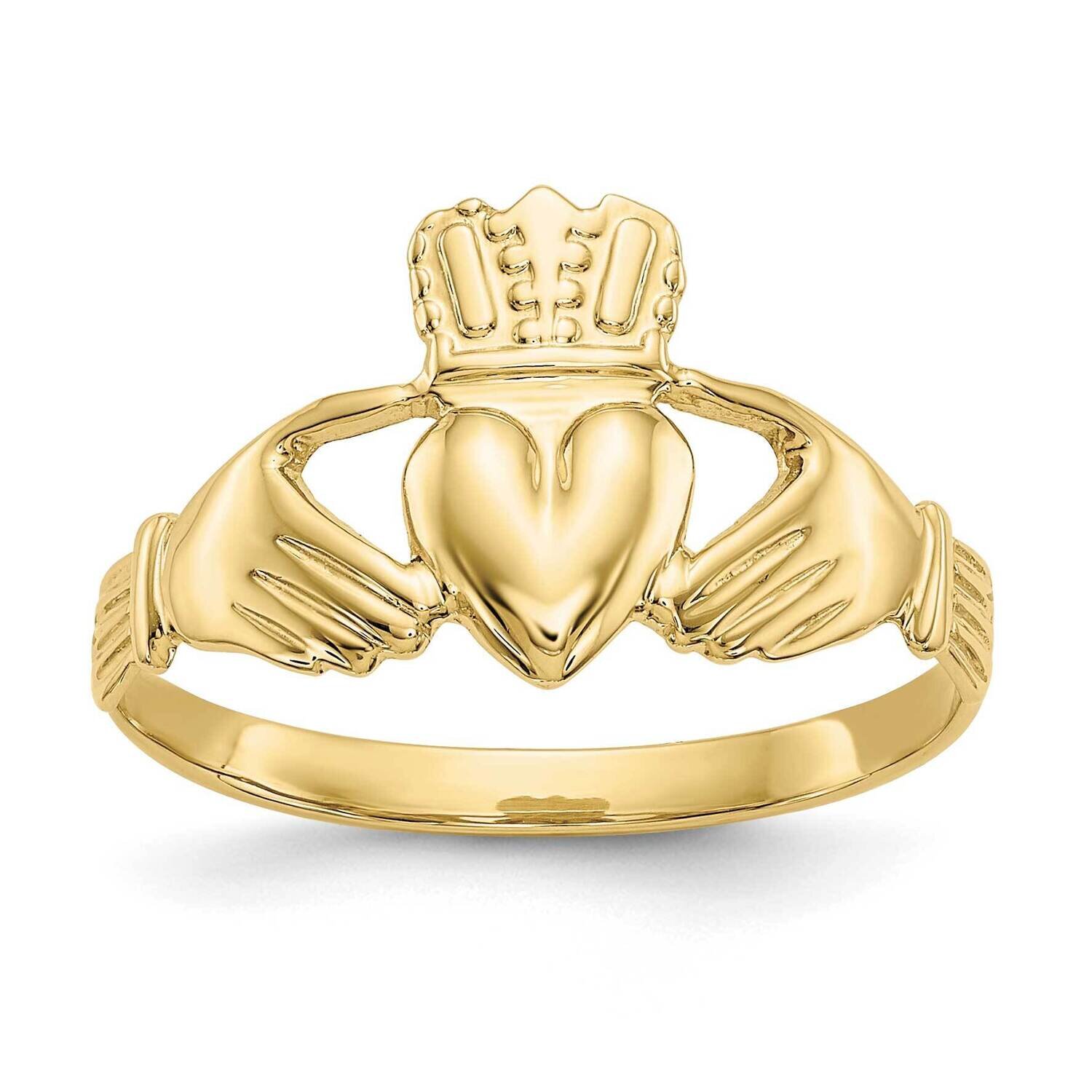Claddagh Ring 10k Gold Polished 10A9519