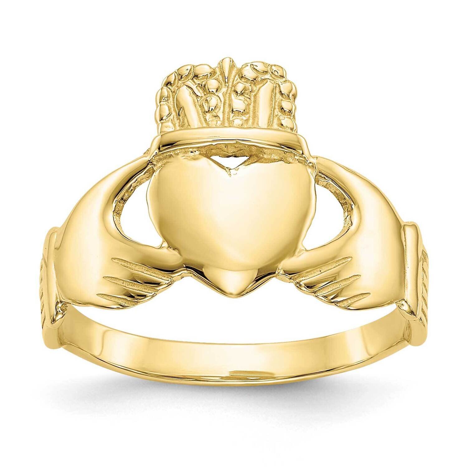 Ladies Claddagh Ring 10k Gold 10K2066, MPN: 10K2066, 191101726644
