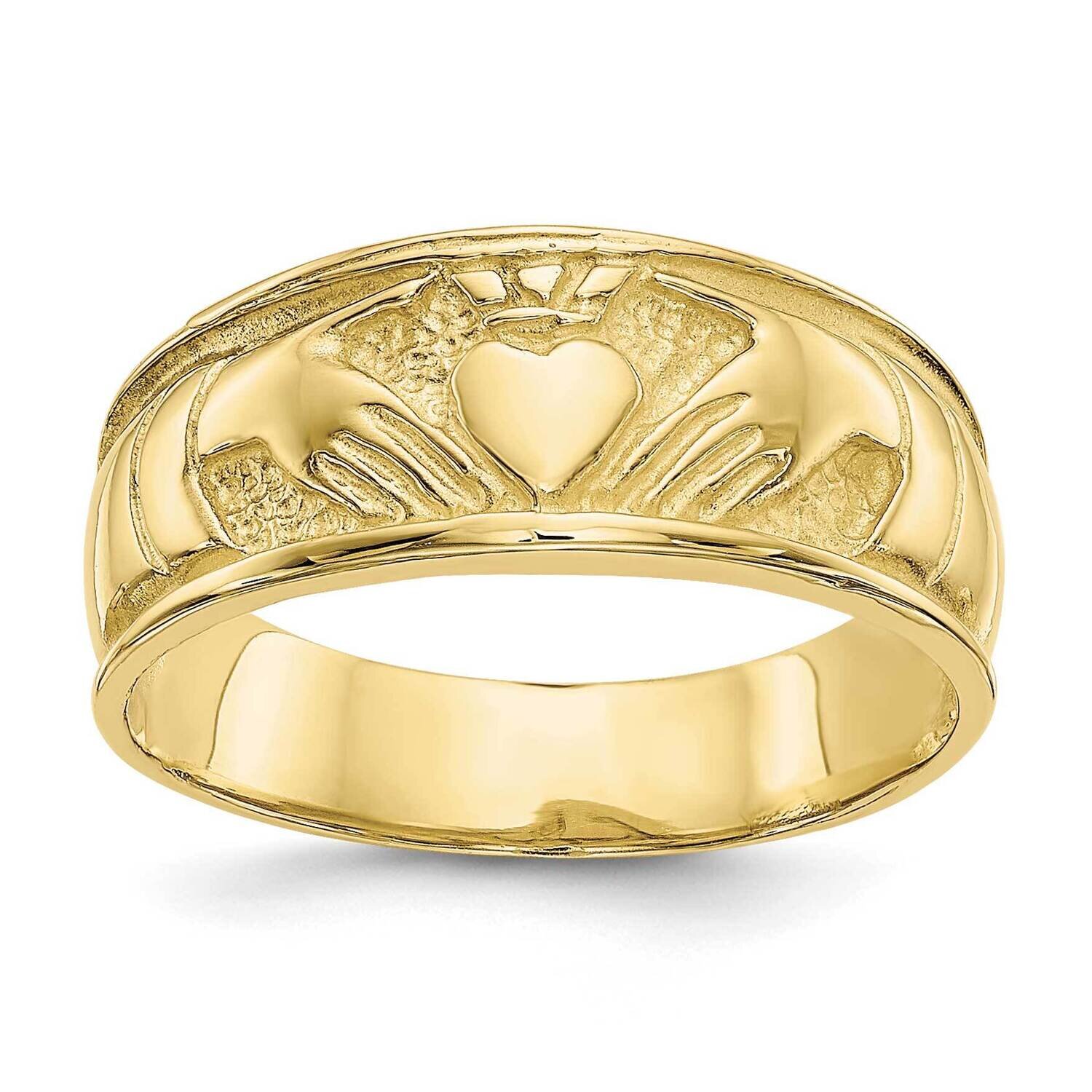 Ladies Claddagh Ring 10k Gold 10K3854, MPN: 10K3854, 191101726521