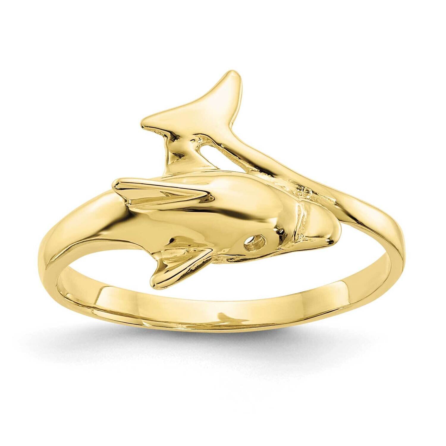 Dolphin Ring 10k Gold 10K3921, MPN: 10K3921, 191101726460