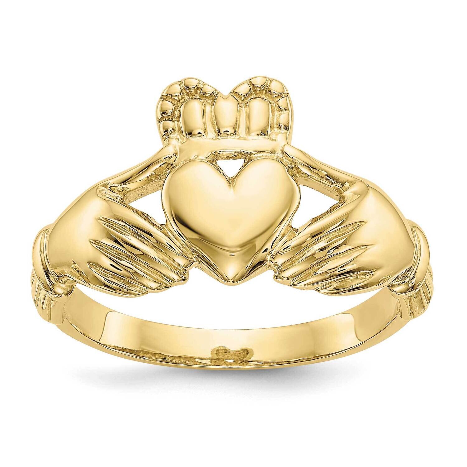 Men&#39;s Claddagh Ring 10k Gold 10K4776, MPN: 10K4776, 191101726163