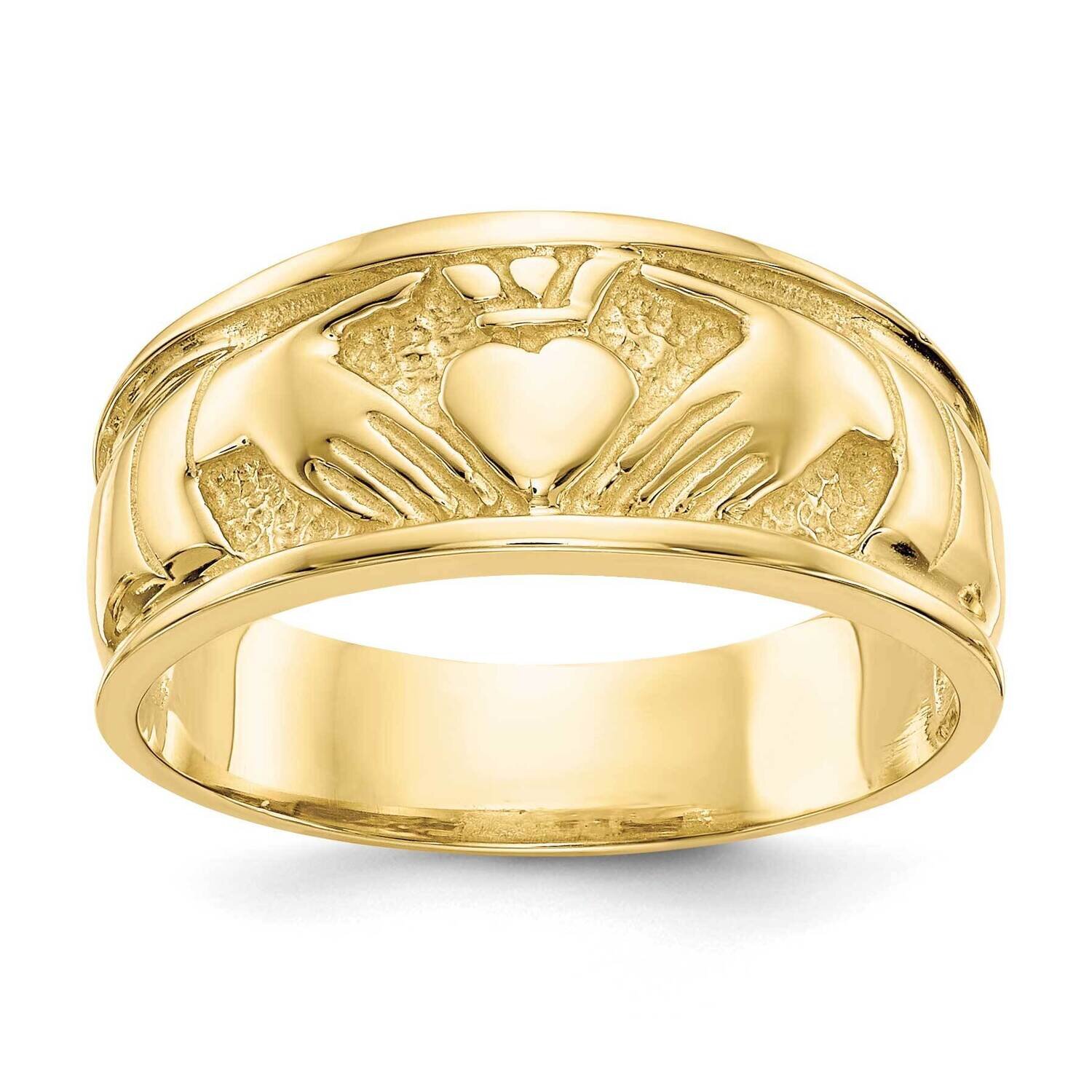 Claddagh Ring 10k Gold Polished 10K5118, MPN: 10K5118, 191101726088