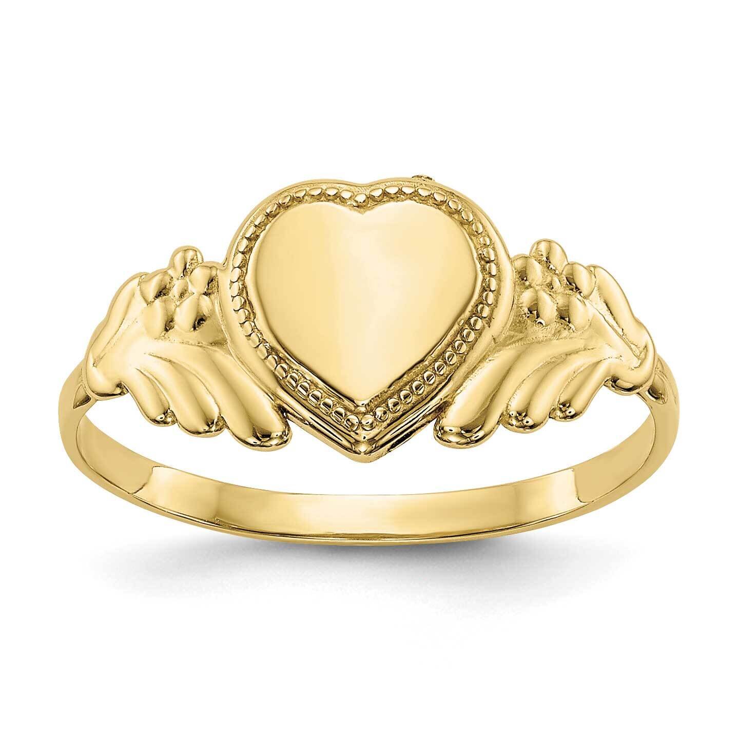 Heart Child&#39;s Ring 10k Gold Polished 10K5139, MPN: 10K5139, 191101726026