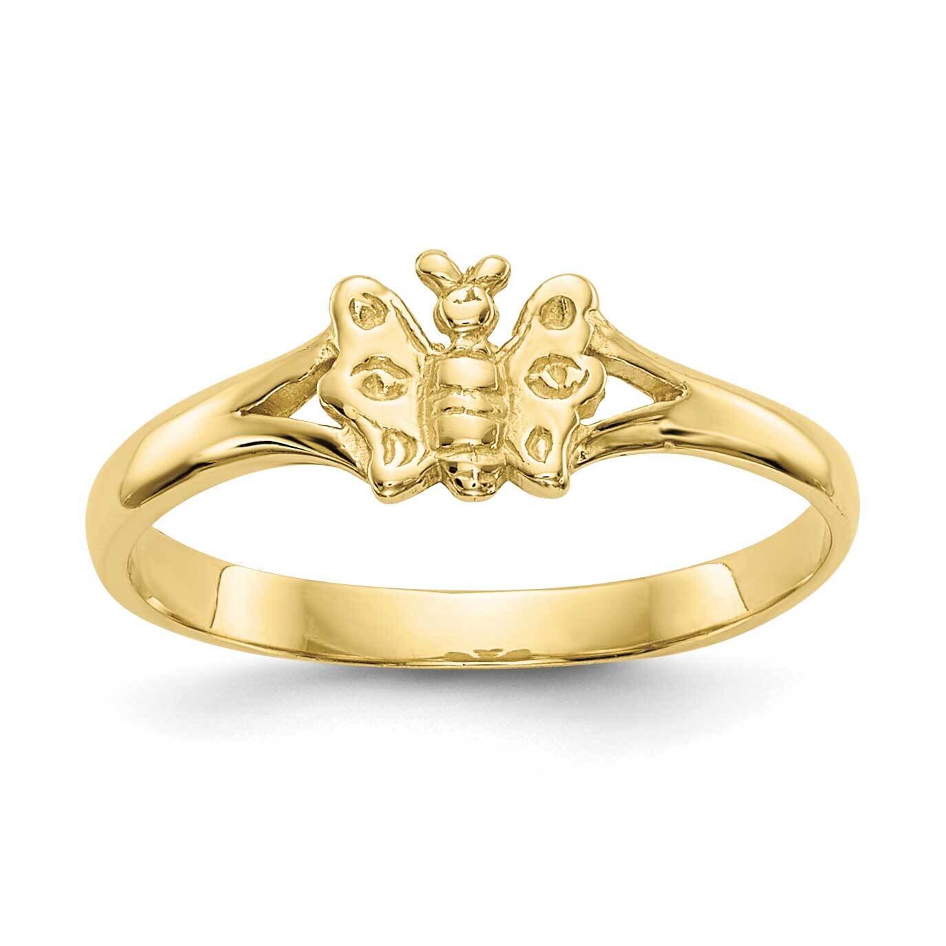 Butterfly Baby Ring 10k Gold 10R529, MPN: 10R529, 191101714757