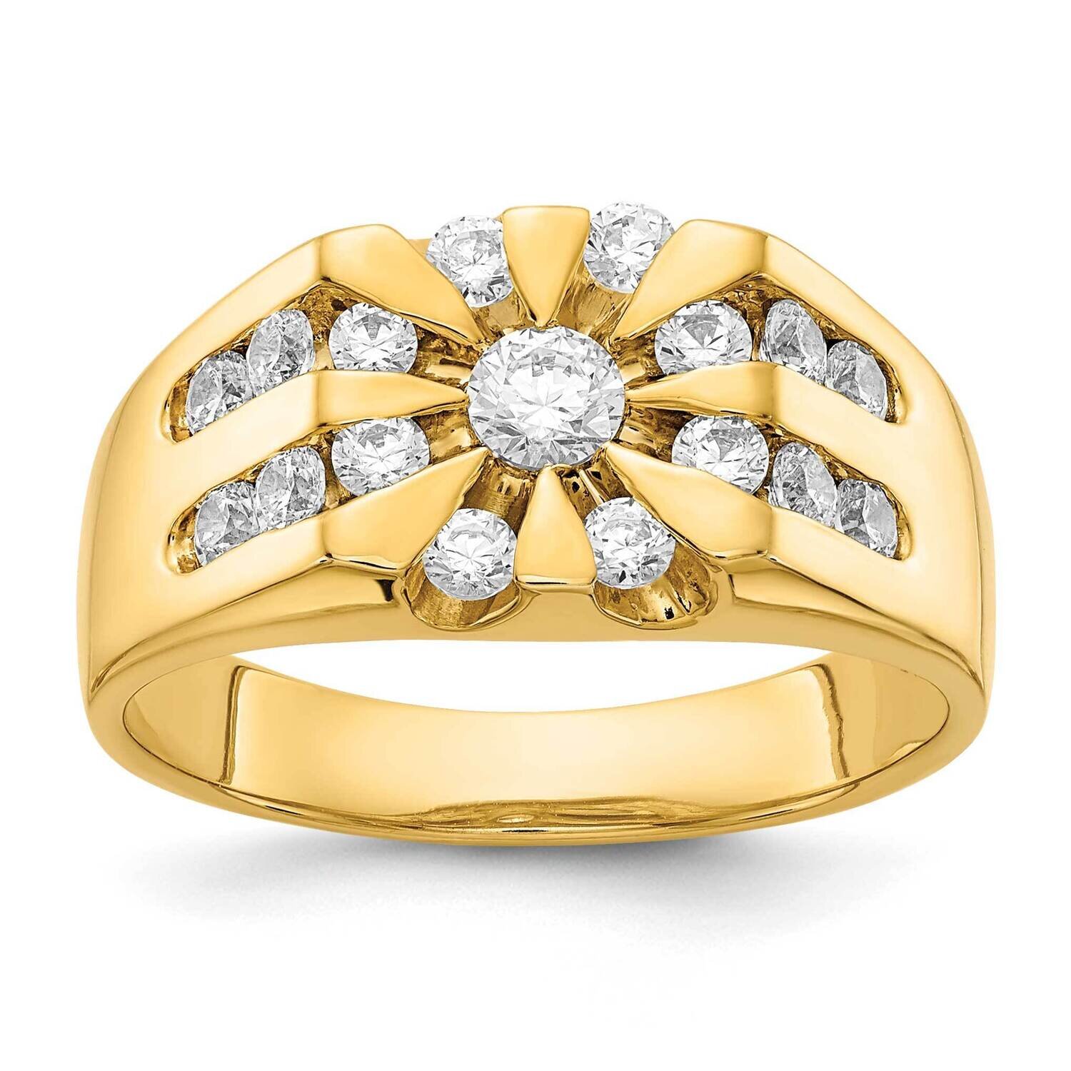A Diamond Men's Ring 14k Gold RM5841-100-YA