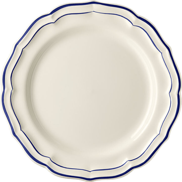 Gien Filet Cobalt Dinner Plate 1541AEXT22, MPN: 1541AEXT22, 3660838020808