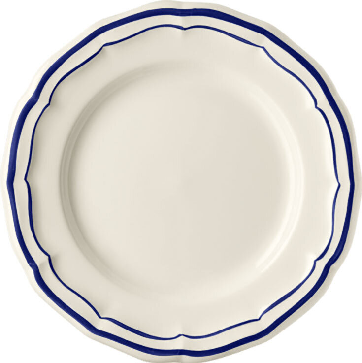 Gien Filet Cobalt Canape Plate 1541ALUN22, MPN: 1541ALUN22, 3660838020846