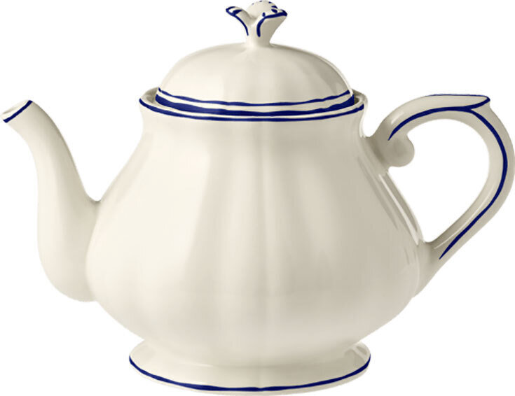 Gien Filet Cobalt Teapot 1541CTH248