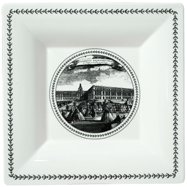 Gien Assiettes a Themes Endroits Remarquables Large Square Candy Tray Endroits Remarquables 1817CCE…