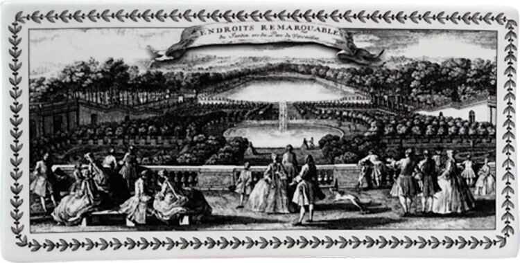 Gien Assiettes a Themes Endroits Remarquables Letter Tray Endroits Remarquables 1817CVIP01, MPN: 18…
