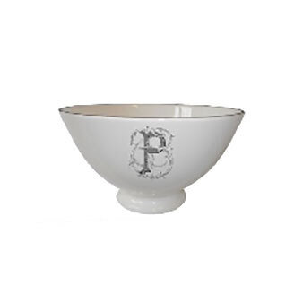 Gien Filet Blue Monogram Bowl Large P 1710C01P80, MPN: 1710C01P80, 3660838015491
