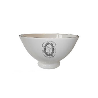 Gien Filet Blue Monogram Bowl Large Q 1710C01Q80, MPN: 1710C01Q80, 3660838015514